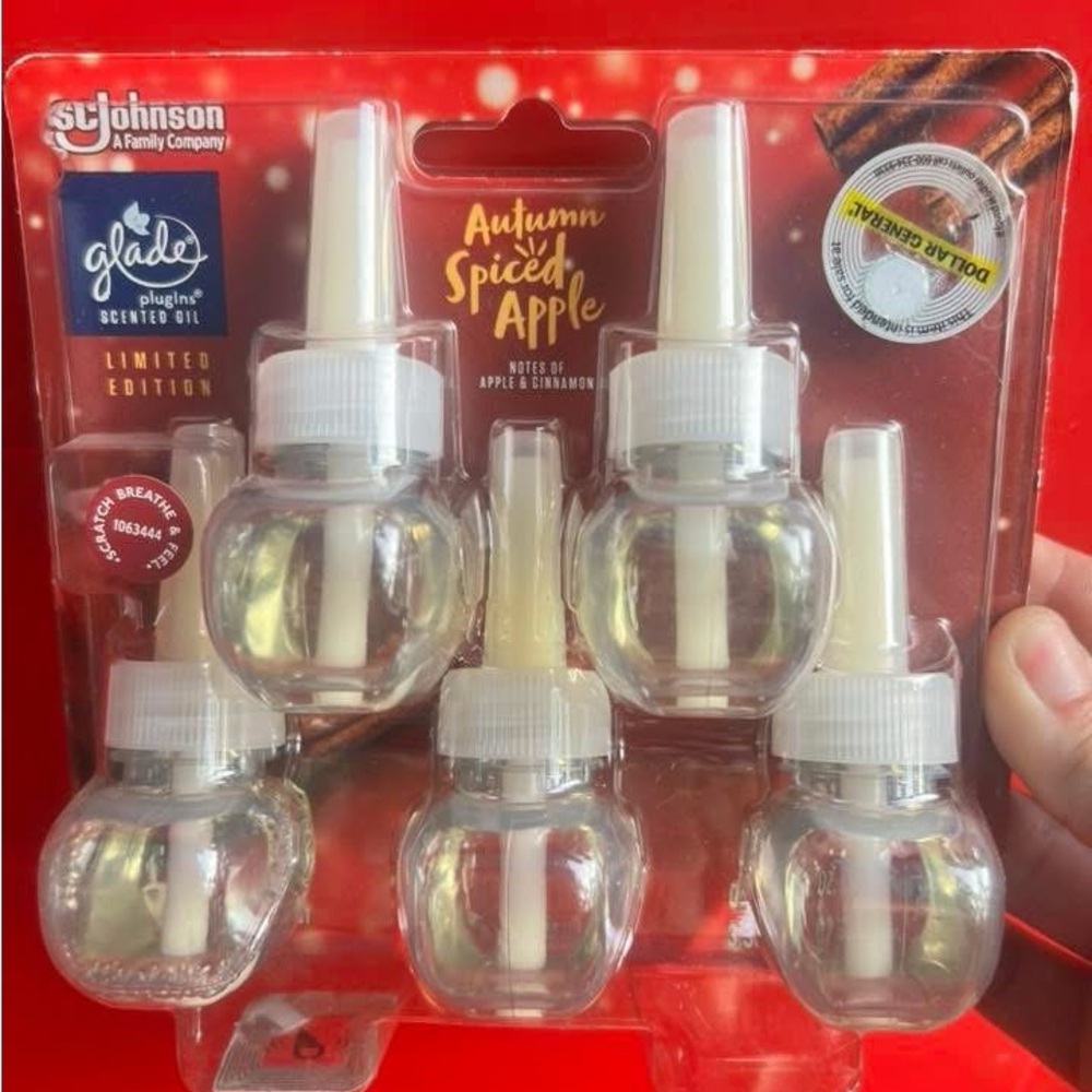 9 refill bundle - Glade Limited Edition Autumn Spiced Apple Scented Oil Refills